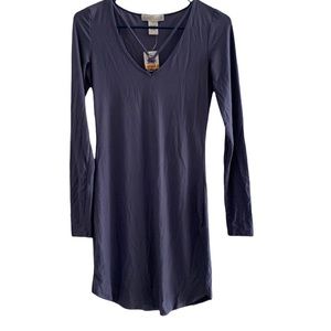 Planet Gold Mini Long Sleeve Dress